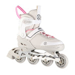 Nils Extreme 2-in-1 GREY-PINK SIZE M (34–38) INLINE SKATES WITH REPLACEABLE HOCKEY BLADE rózsaszín korcsolya 16-21-110