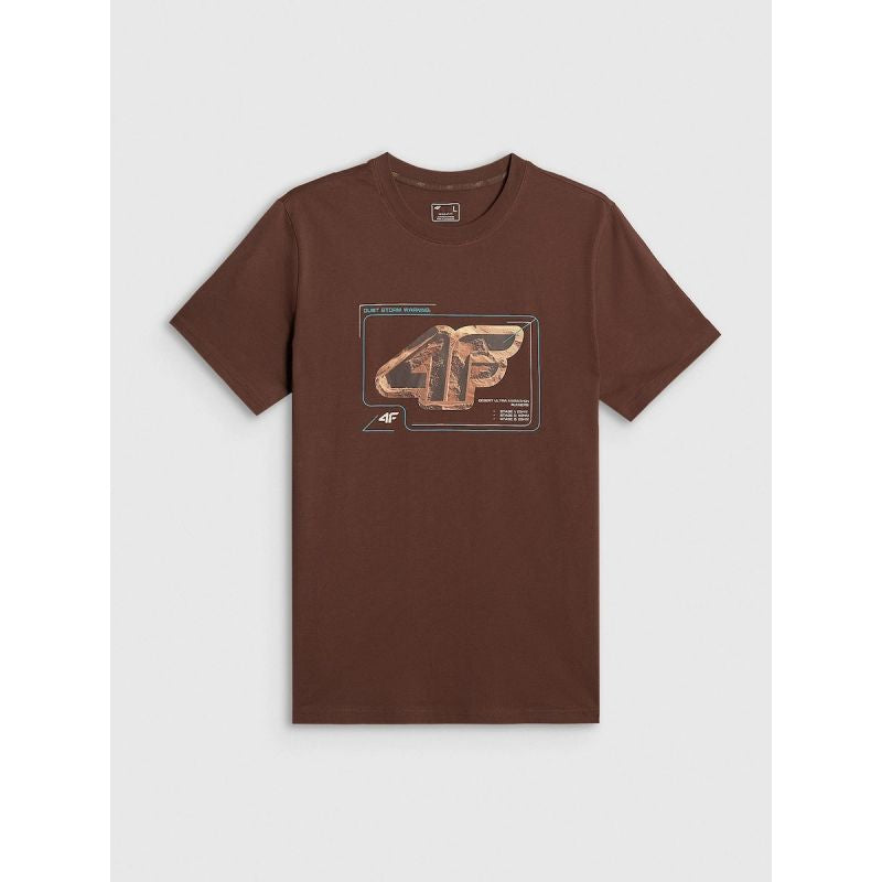 4F Men's regular printed T-shirt férfi póló 4FRSS26TTSHM4230-81S