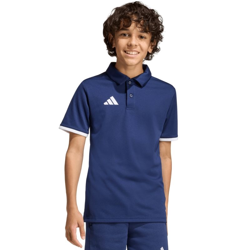 adidas Entrada 26 Navy Blue Kids' T-shirt JZ6627 104cm póló
