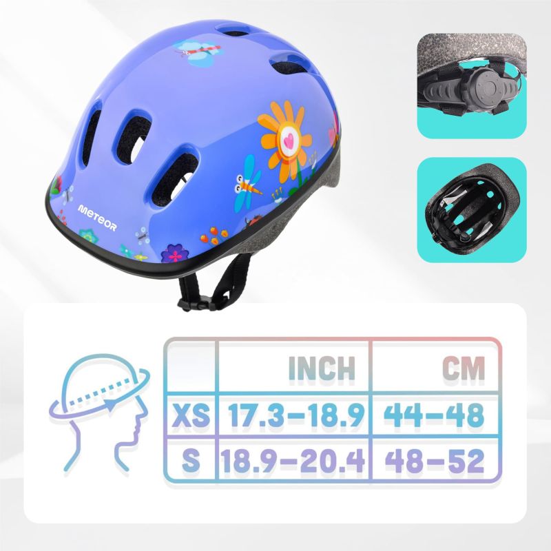 Meteor KS06 garden Children's Bicycle Helmet sisak 24814-24815