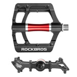 Rockbros 2020-12CBK Platform Aluminum Bicycle Pedals - Black