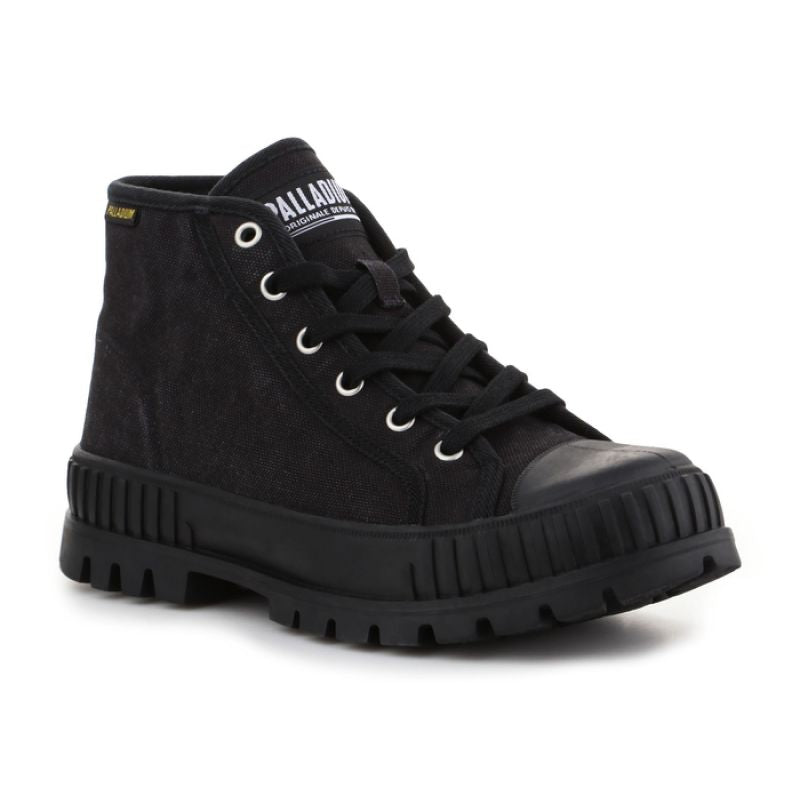 Palladium Pallashock Mid OG Black/Black U fekete cipő