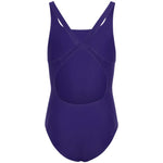 Adidas V-back kids' swimsuit lila úszóruha KS2955