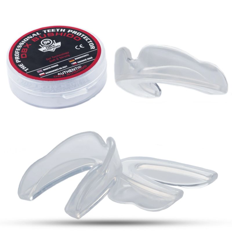 DBX Bushido Mouthguard + box - clear | Standard dla dzieci protectors and knee pads