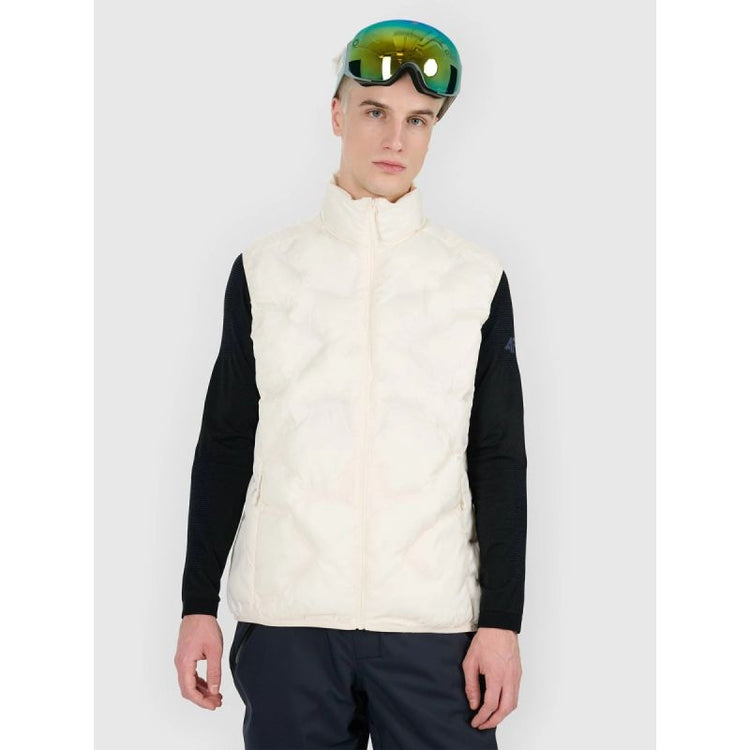 Men's down vest with Primaloft Thermoplume filling 4FWAW25TVJAM301-11S 3xl mellény