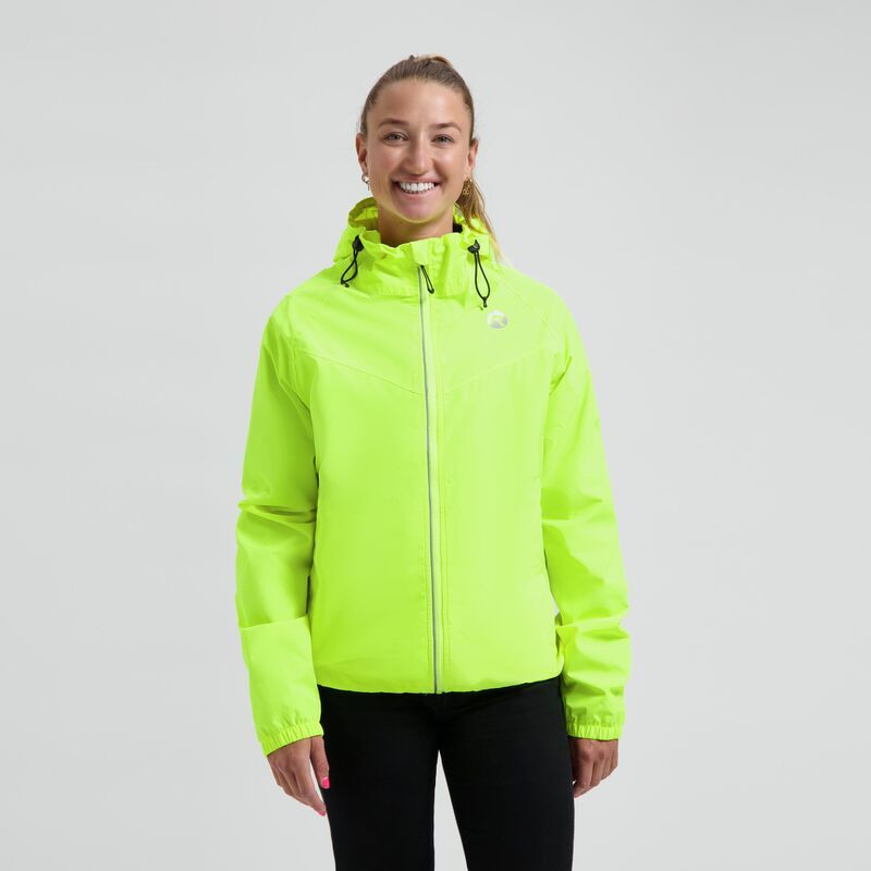 Rogelli unisex rain CORE fluor dzseki