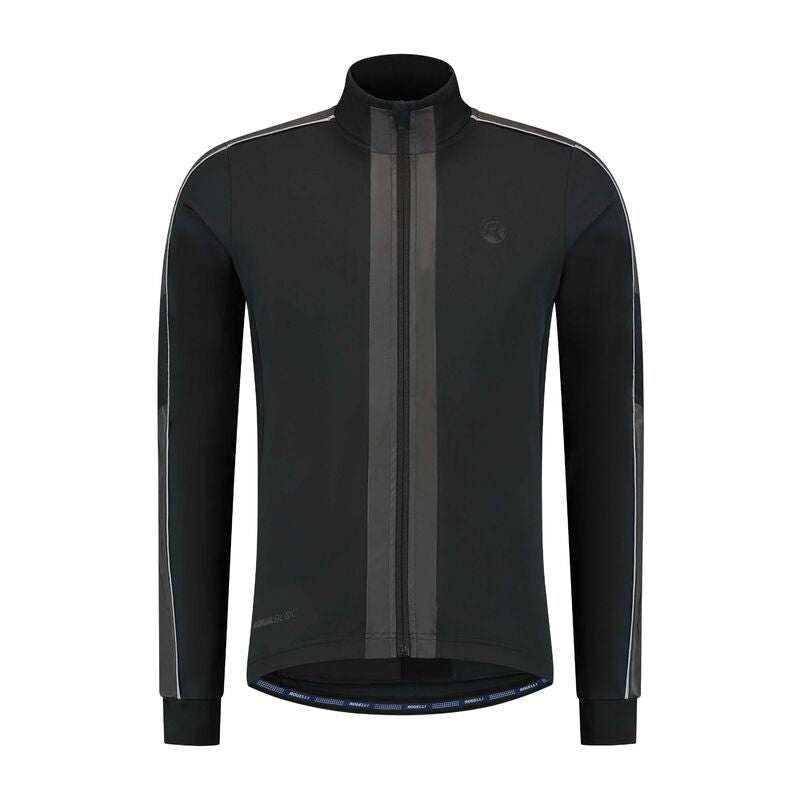 Rogelli ESSENTIAL HIVIS winter fekete dzseki