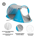 Nc3043 Blue Nils Self-Putting Beach Tent kék hátizsák