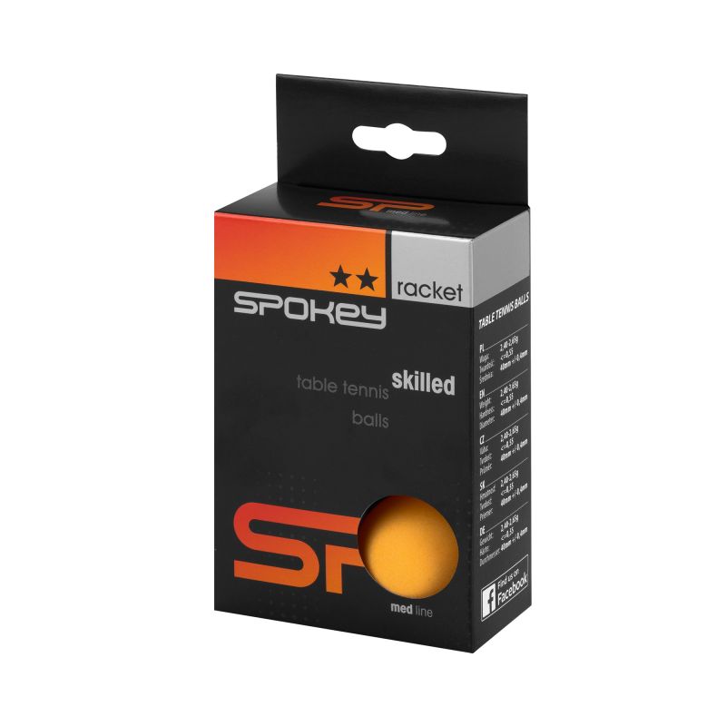 Spokey Skilled Table Tennis Ball** 6 pcs 81875 Labda