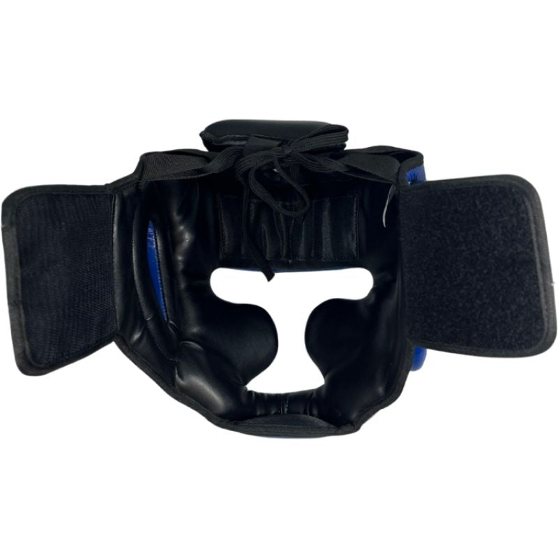 MASTERS FIGHT EQUIPMENT KSS-B-10 leather boxing helmet védőfelszerelés 02203-M