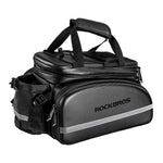 Rockbros A6-6 bicycle for trunk, 35 l, with fold-out pockets - black fekete táska