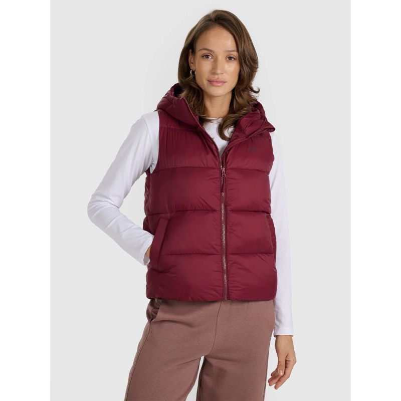 4f Women's down vest with synthetic filling 4FRAW25TVJAF326-60S Kiegészítő