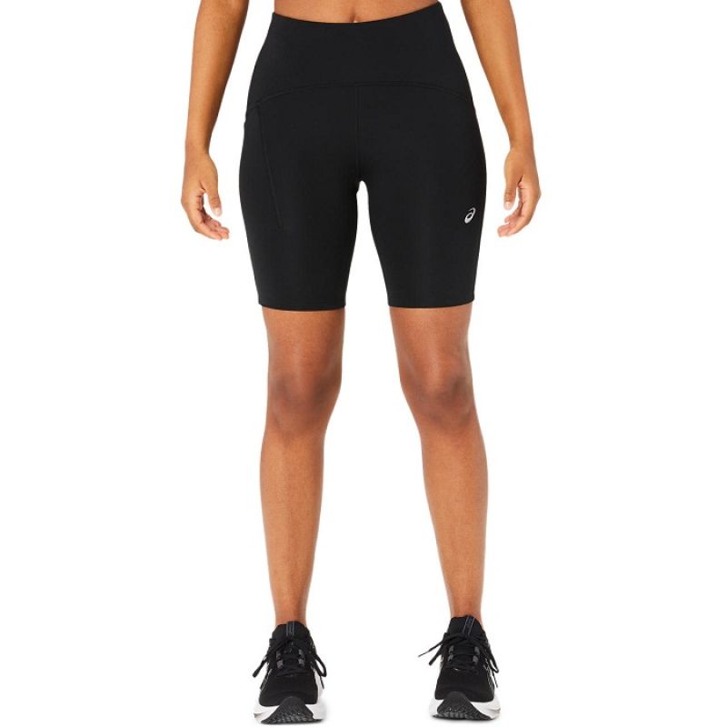 Asics Road High Waist 8in Sprinter for Women fekete rövidnadrág 2012C967001