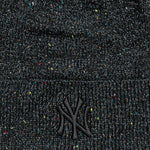 New Era Women’s Glitter Beanie New York Yankees Hat Black fekete kötött sapka 60691294