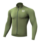 Rockbros ROAD TO SKY windproof insulated cycling jersey L - green l \ zielony pulóver
