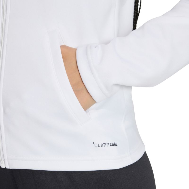 Adidas Entrada 26 Track Women's Track Jacket, White, 2xs női pulóver JZ6603