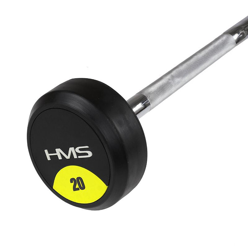 HMS GSG-20 barbell, rubber-coated, 20 kg, szürke póló 17-58-013