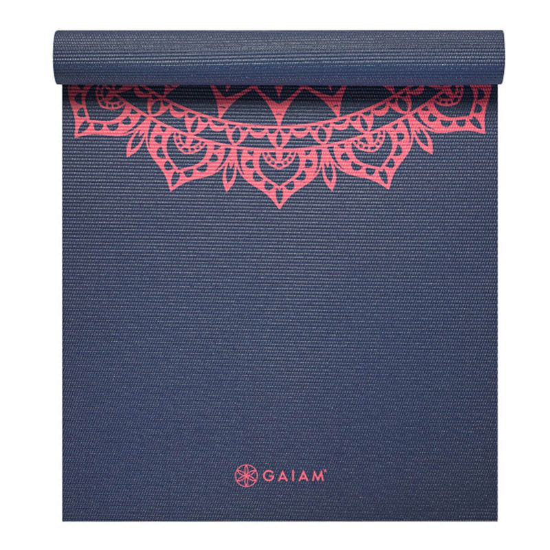 Gaiam Pink Marrakesh Yoga Mat 4 MM 62429 Edzőfelszerelés