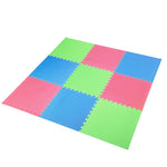 One Fitness Multipack MP10 puzzle mat green-blue-red 9 pieces 10 mm piros edzőfelszerelés 17-63-082
