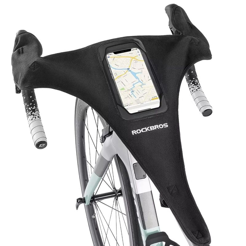 Rockbros D78 Sweat Cover with Pocket and Phone Window - Black
