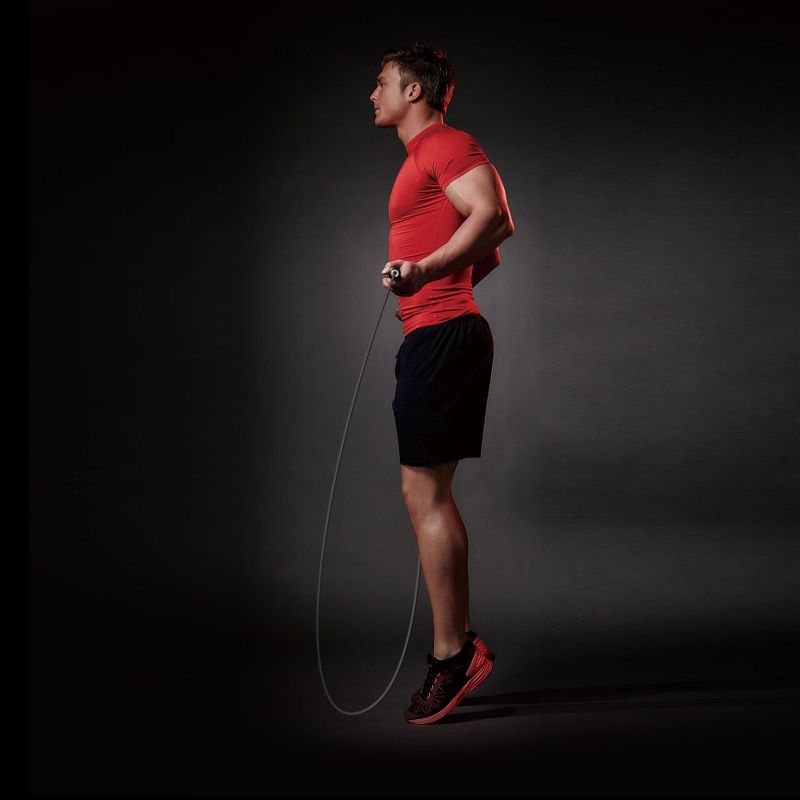 Body Sculpture Speed skipping rope with 2 x 100g weights BK szürke edzőfelszerelés BK256