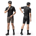 Rockbros Diamond Short Sleeve Cycling Jersey Size S - Black czarny \ s póló