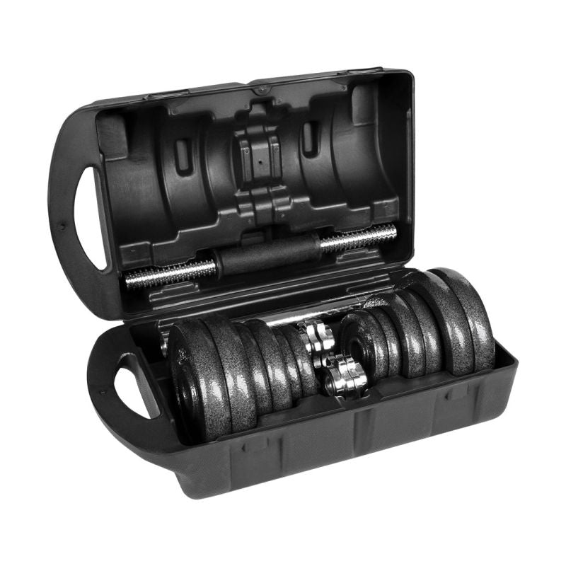 Rebel Active Adjustable Dumbbells In A Case With Bars, 20 Kg Set edzőfelszerelés RBA-2327-20