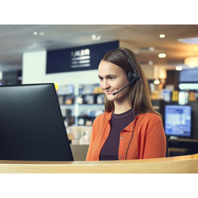 EPOS IMPACT 100 MS Stereo Wired On-Ear Headphones USB-C + USB-A