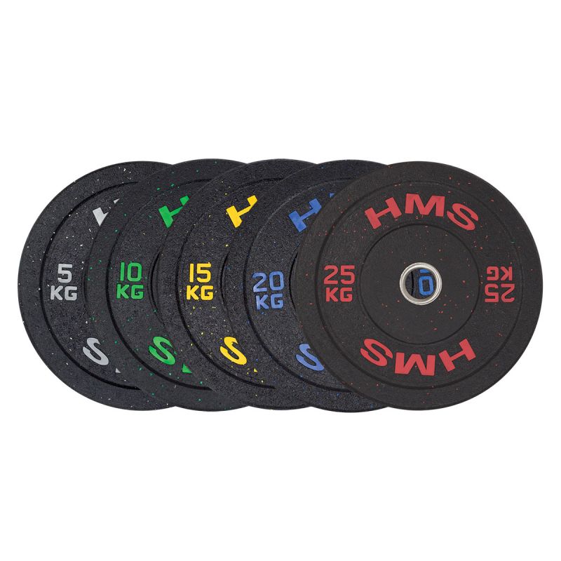 HMS RED BUMPER Olympic Plate 25 kg fekete póló 17-61-029