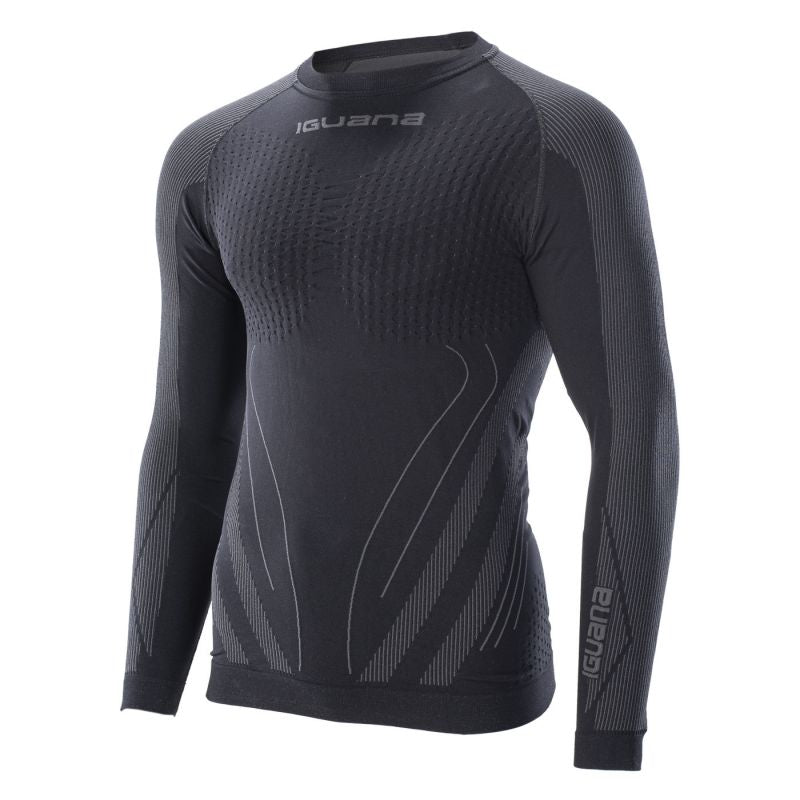 Iguana Gambit Top Thermoactive Sweatshirt fekete termoaktív ruha 92800556691