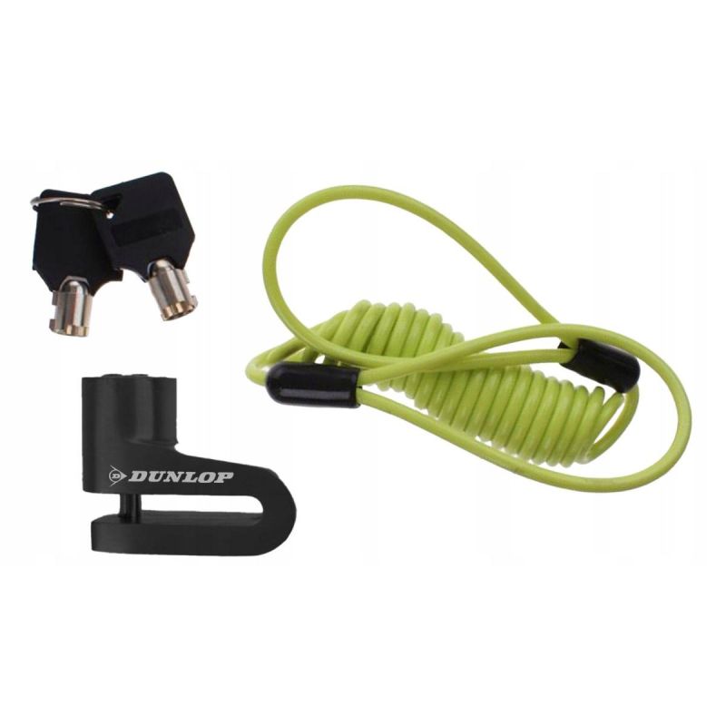 Dunlop Black Brake Disc Lock With Cable Lock fekete kiegészítő GSP-1065892