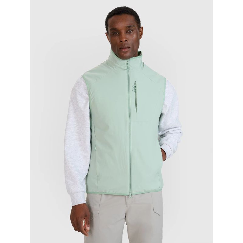 4f Men's sleeveless vest with stand-up collar 4FWSS25TVJAM194-47S General