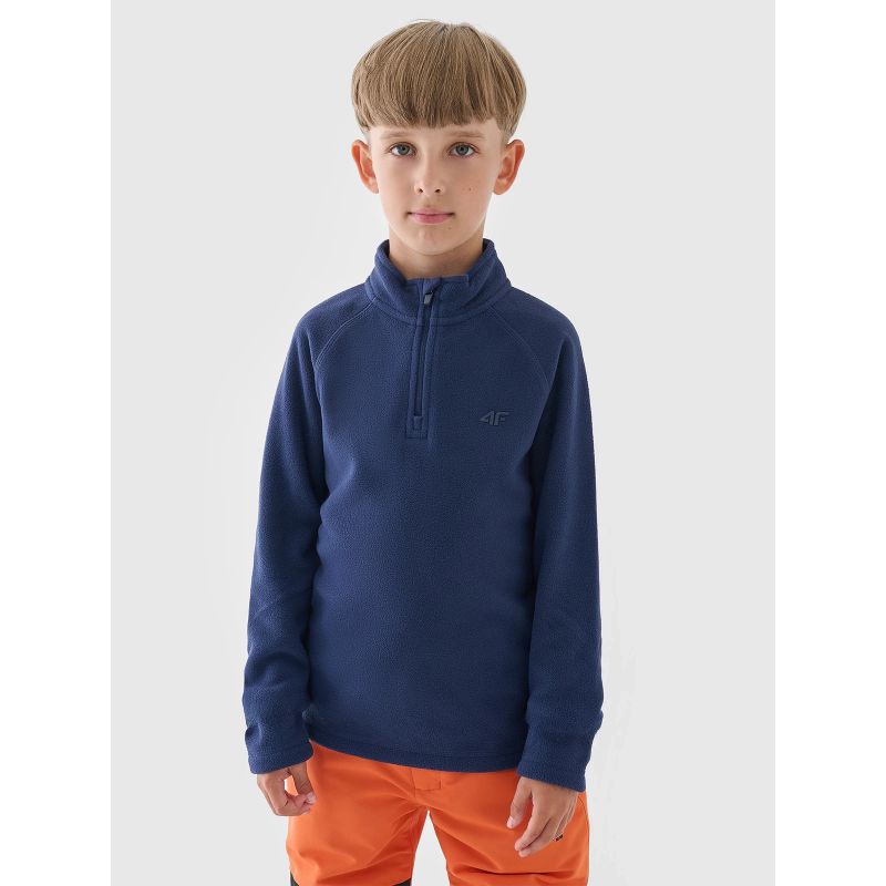 4f Boy's fleece thermal underwear (top) Junior 4FJWAW24UFLEM050-31S General