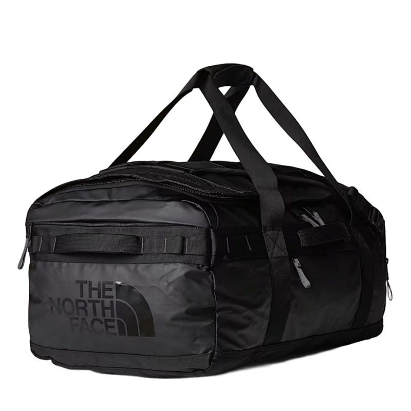 The North Face 62L Duffel Recycled Plastic, Thermoplastic Polyurethane Elastomers (TPU) Black fekete táska