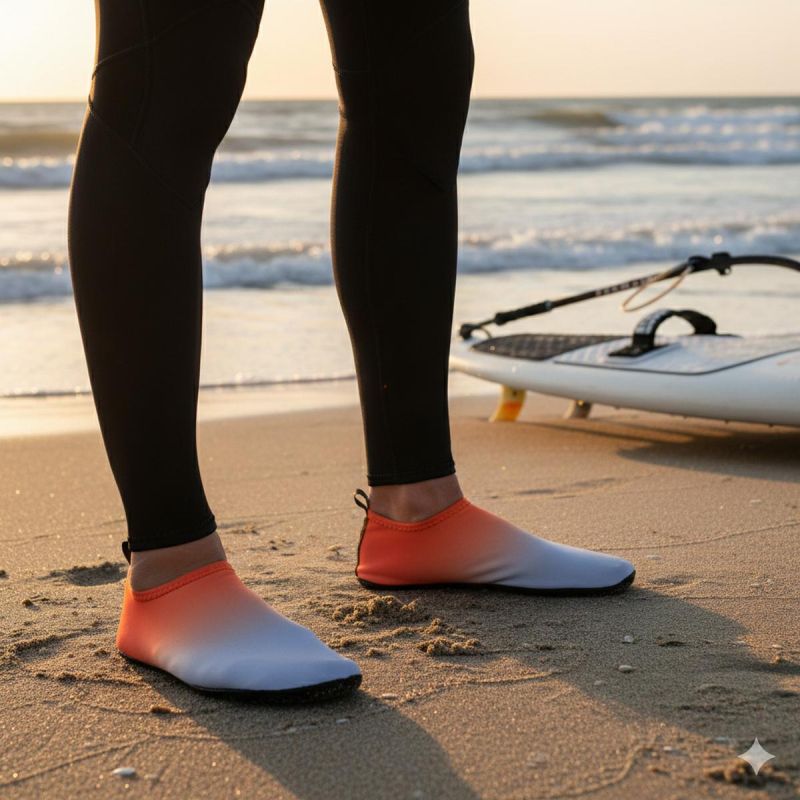 XQMAX Man Grey/Orange Neoprene Water Size narancssárga vizicipő GSP-1082226