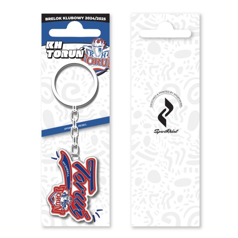 Inny KHT Toruń City Edition SREBRELOKCITY keychain Kiegészítő piros