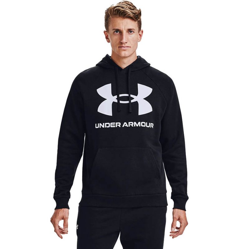 Under Armour Under Armor Rival Fleece Big Logo HD 1357093 001 sweatshirt fekete pulóver