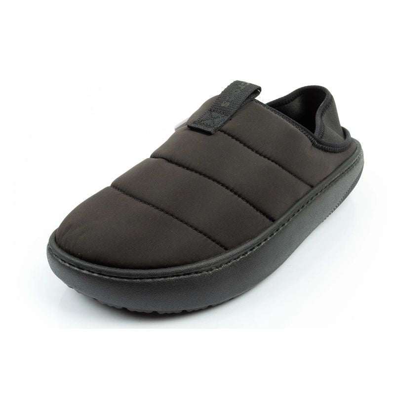 Crocs men's shoes slippers Classic Puff Moc slippers black insulated fekete papucs