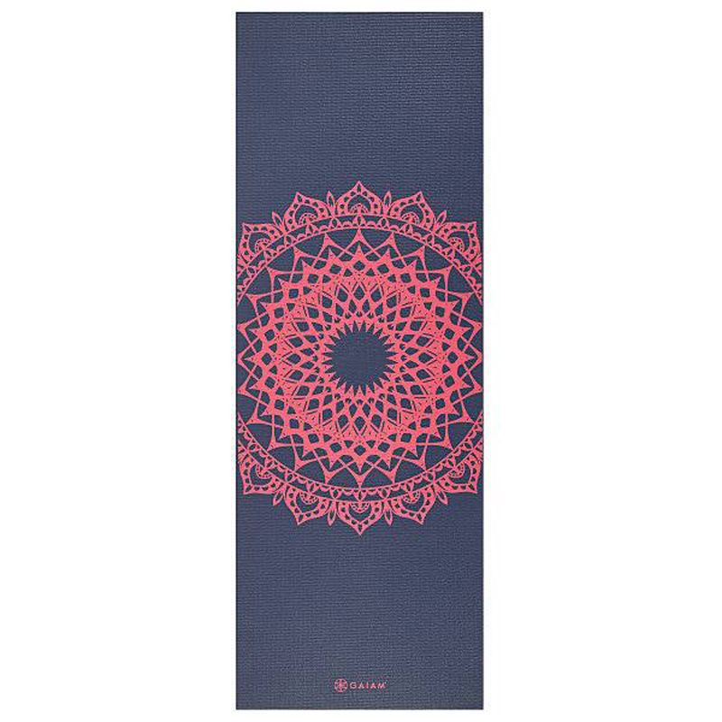 Gaiam Pink Marrakesh Yoga Mat 4 MM 62429 Edzőfelszerelés