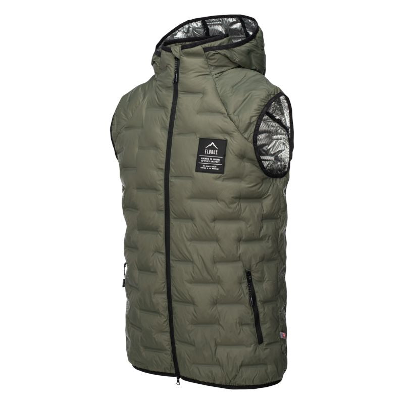 Elbrus quilted vest Huel Vest Primaloft zöld vests