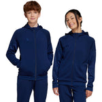 Adidas Tiro 25 Full-Zip Kids' Sweatshirt, Navy sötétkék gyerek pulóver JC5127