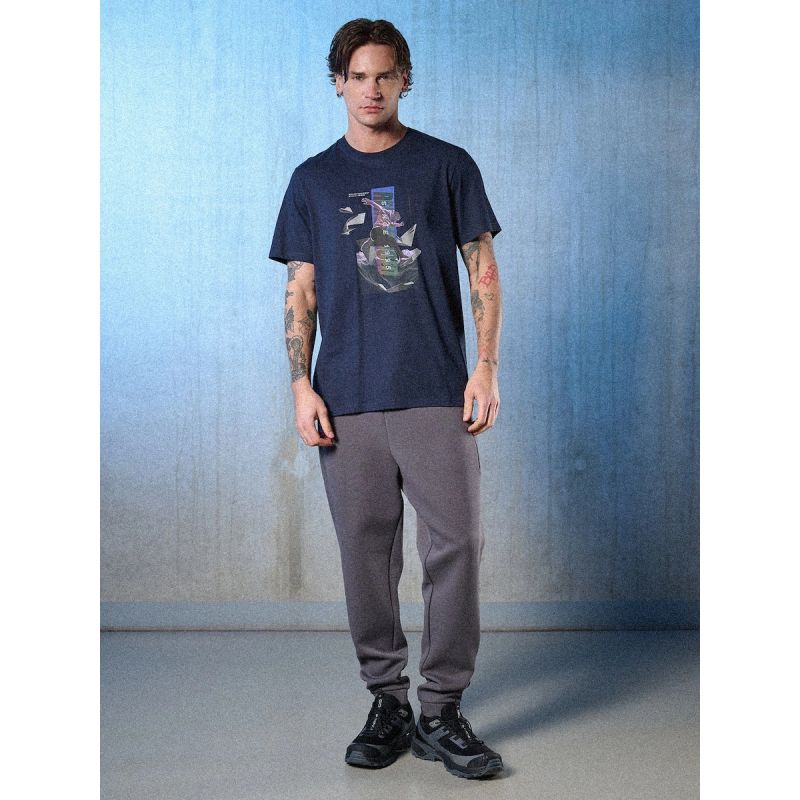 4F Men's regular printed T-shirt póló 4FRSS26TTSHM3659-31S