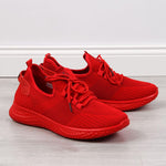 Inny NEWS M EVE266B red textile sports Utcai cipő