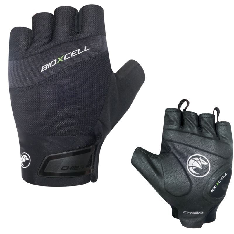 CHIBA BIOXCELL PRO Gloves Black fekete kerékpáros kesztyű SI3060224C-2