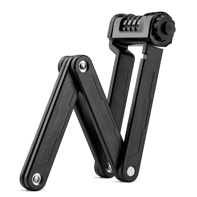 Rockbros Folding Bike Lock with Combination - Black