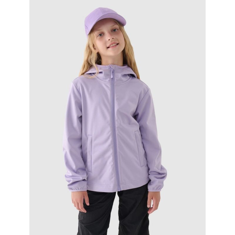 Windproof softshell with neodry 5000 membrane for girls 4F Junior 4FJWAW24TSOFF261-51S dzseki