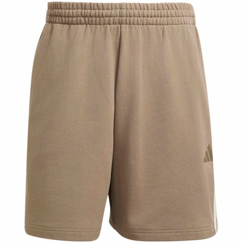 Adidas Men's Kit 3-Stripes beige xs 7" short KW2382