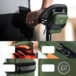 Rockbros F006 Small Saddle Bag, Army Green zielony hátizsák 5907769384219-211949