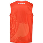 TOP TEN Kick light sleeveless top (WAKO APPROVED) czerwony+m póló