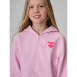 Girls' loose sweatshirt with hood 4F